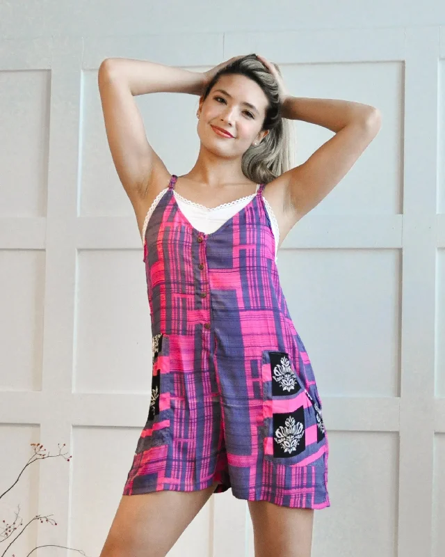 Shenanigans Strappy Romper - Upcycled - Wholesale