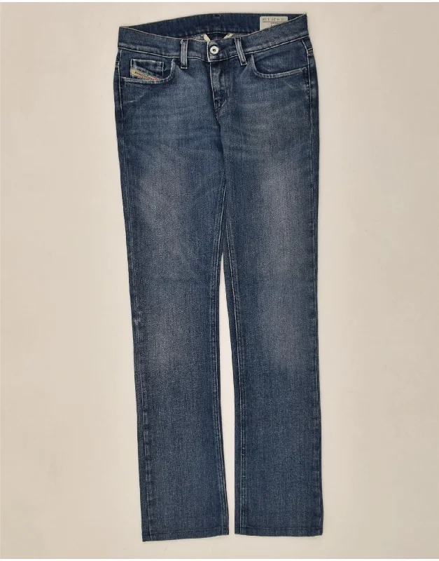 DIESEL Womens Liv Slim Jeans W27 L30 Blue Cotton