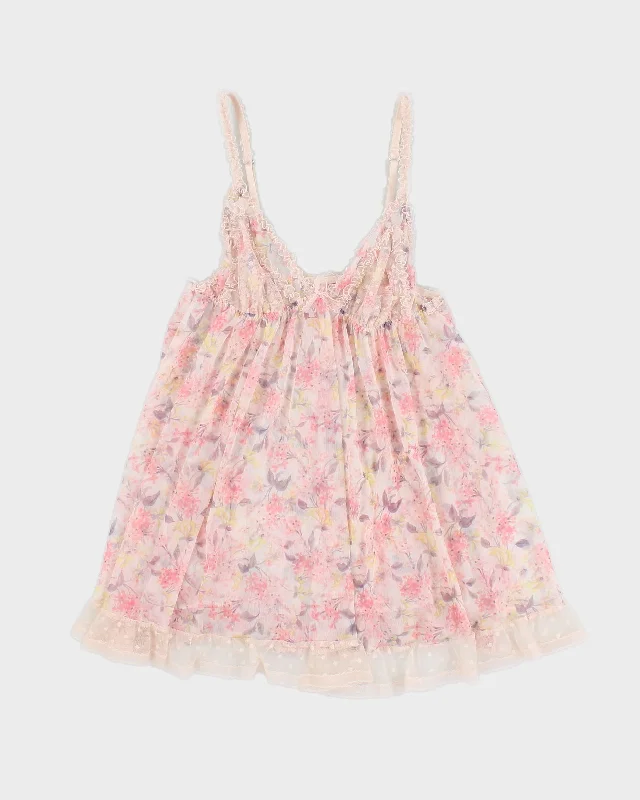 Victoria's Secret Pink Floral Camisole - M