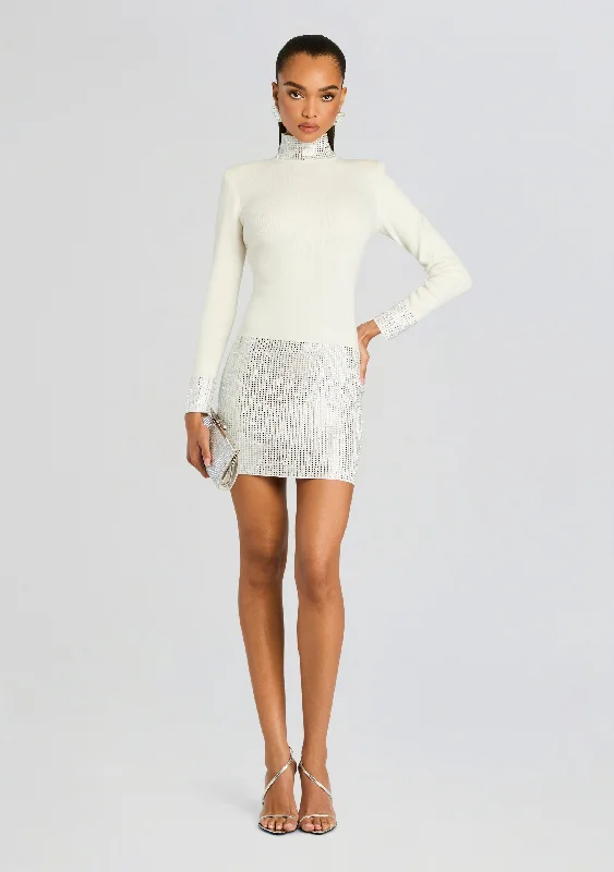 Rue Embellished Knit Dress