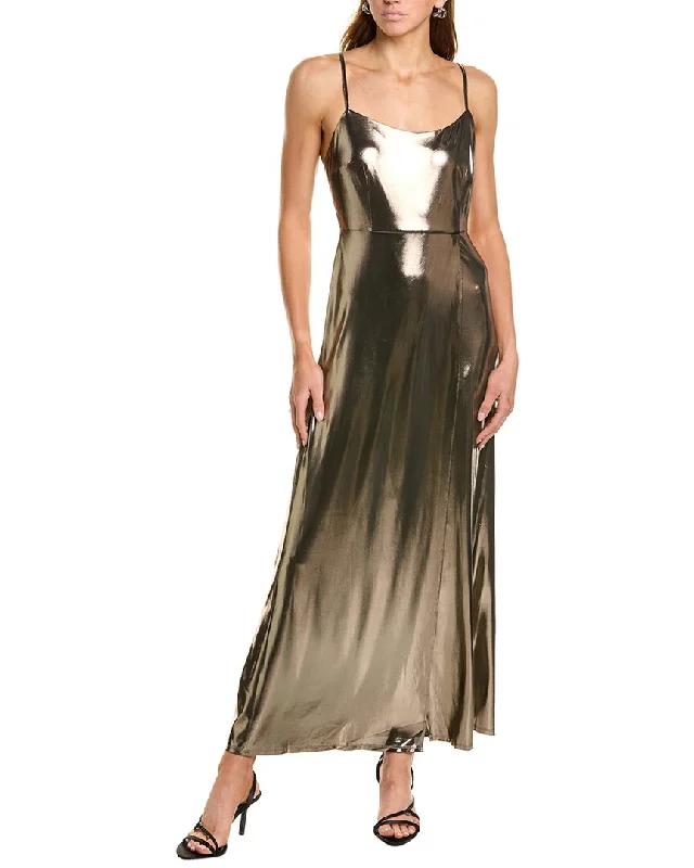 French Connection Ronja Liquid Strappy Midi Dress