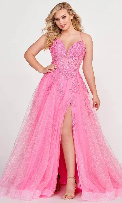 Ellie Wilde EW34042 - Sweetheart Floral Lace Evening Gown