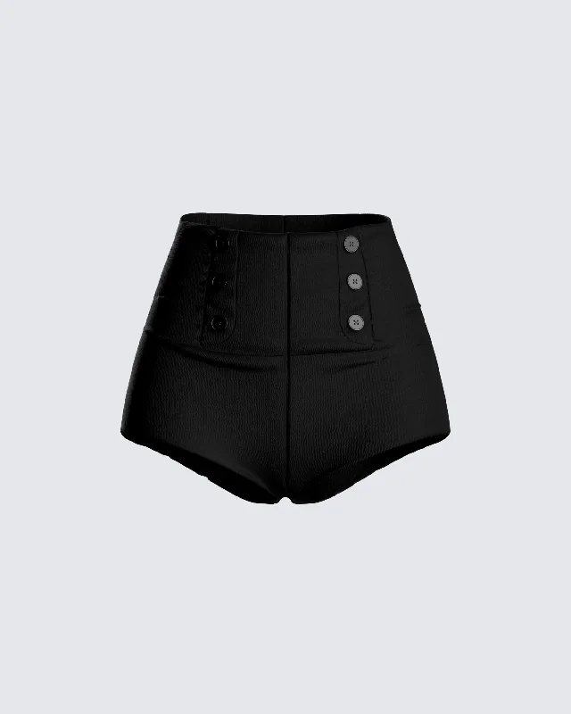 Rae Black Sailor Short