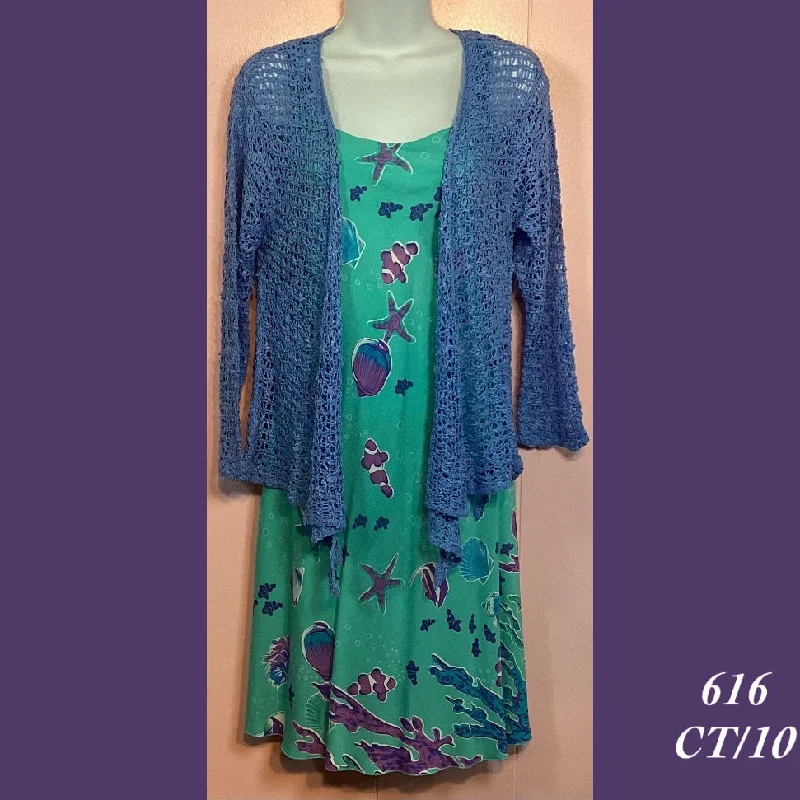 616 - CT/10 , Light blue , Shrug ( Dress not included)