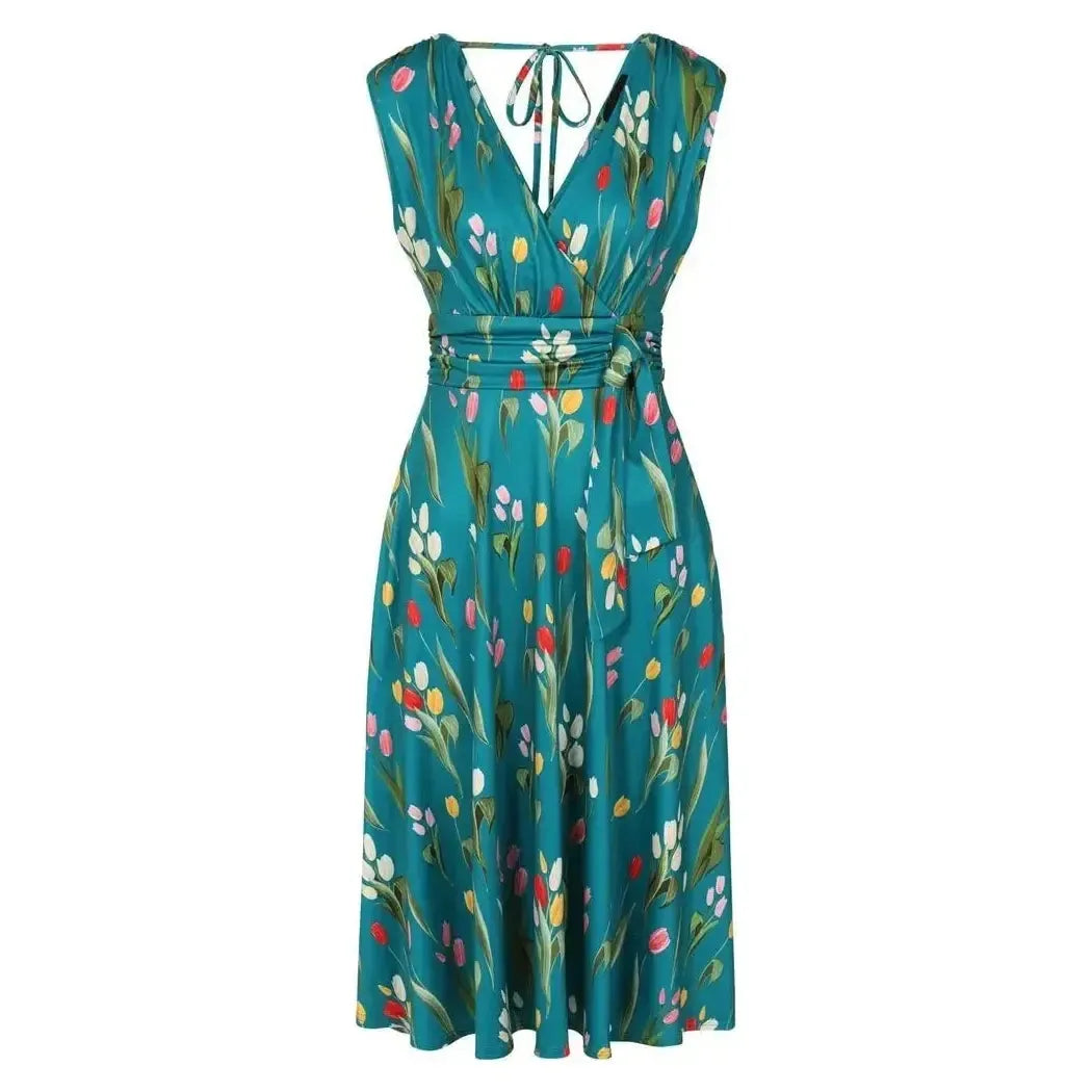 Arabella Dress - Tulip Garden