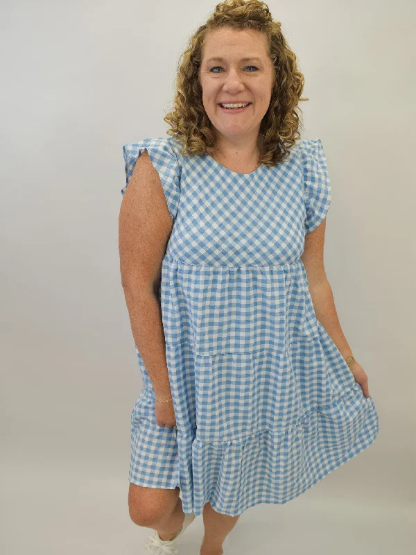 Be The Reason Gingham Dress