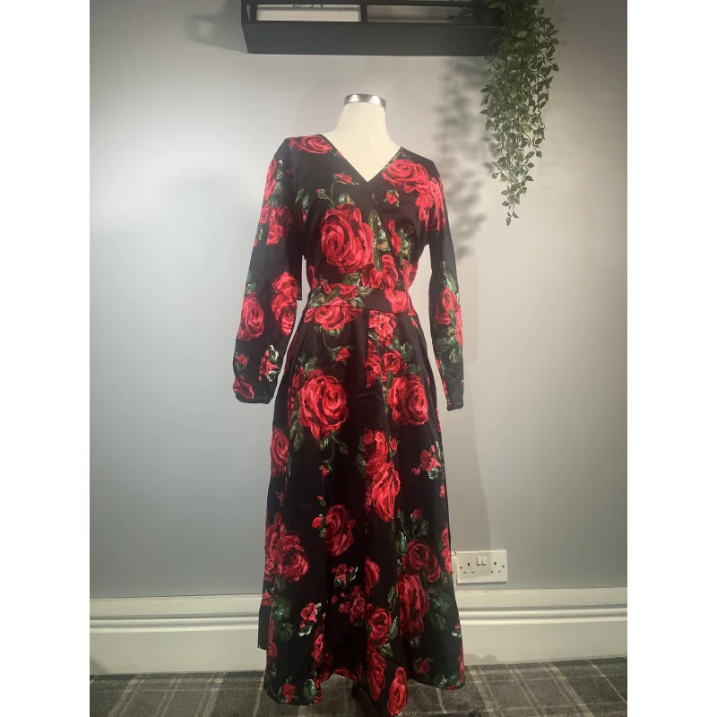 Cosette Dress - Red Red Rose (26/28)