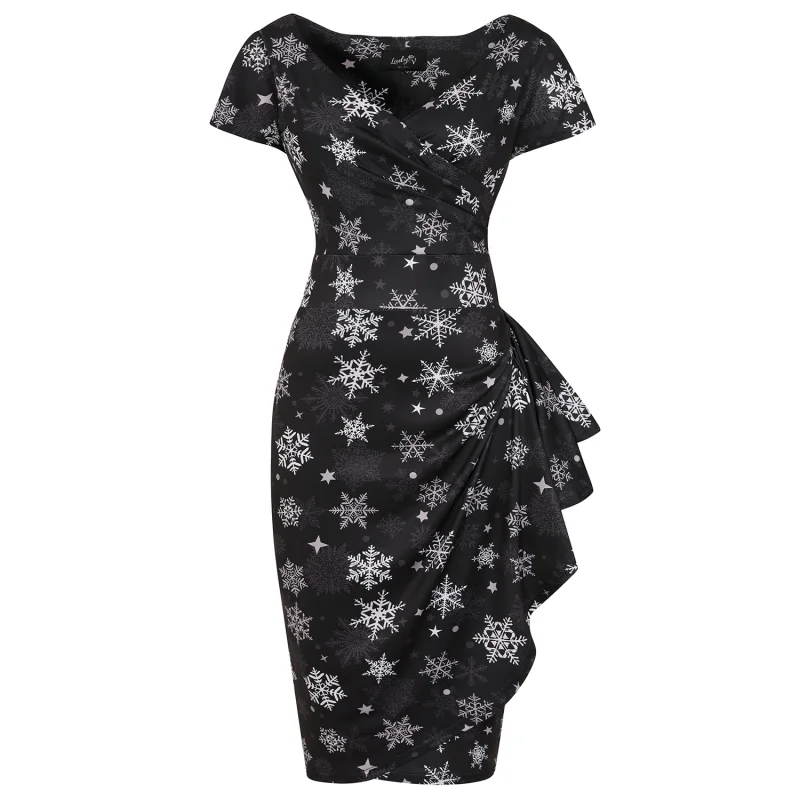 Elsie Dress - Snowflakes