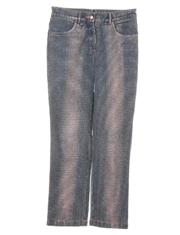 High Waist Tapered Jeans - W28 L30