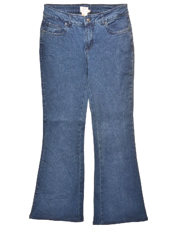 Medium Wash Flared Jeans - W28 L28