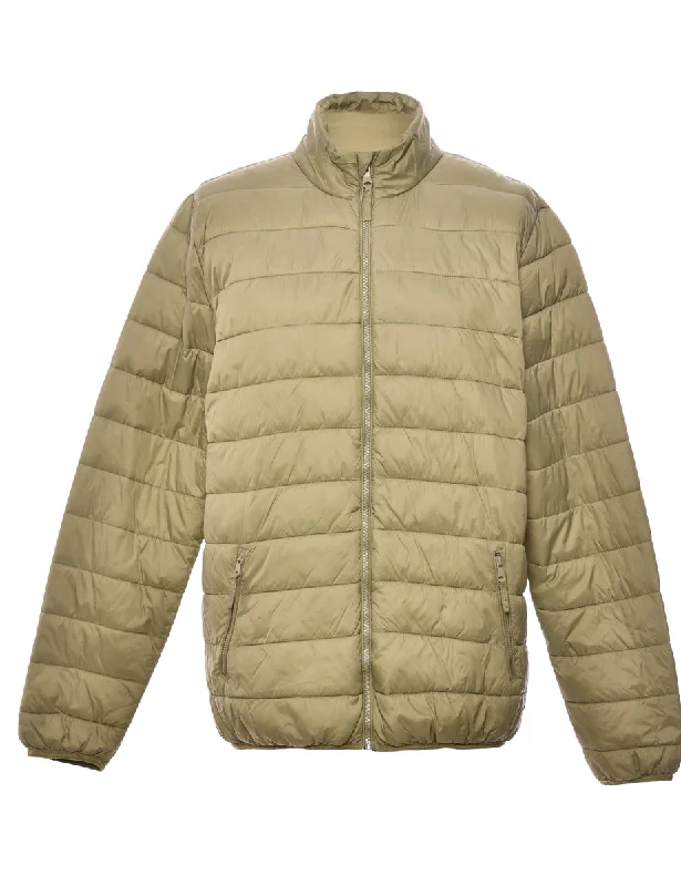 Puffer Beige Coat - L