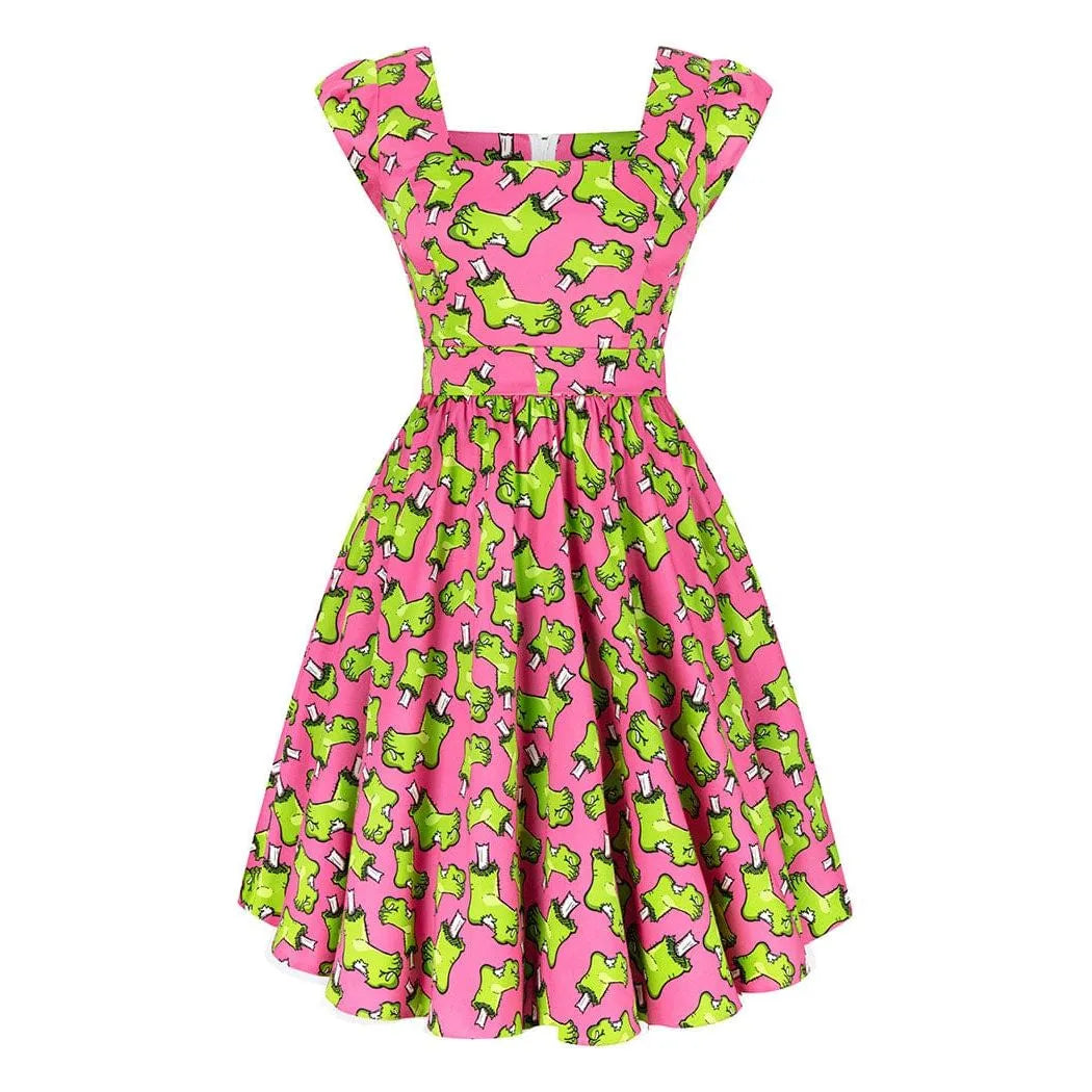 Swing Dress - Frankies Foot Pink