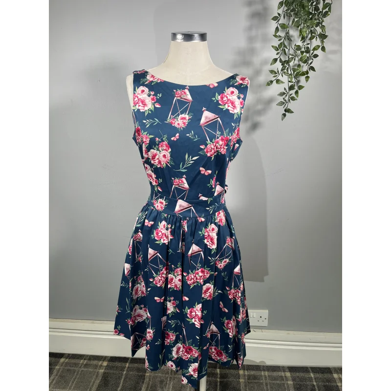 Tea Dress - Pink Garden (14)