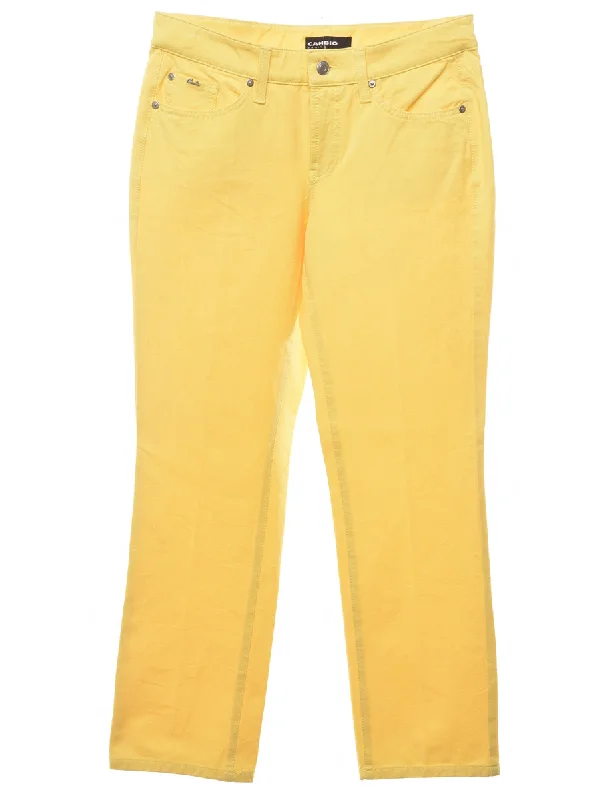 Yellow Tapered Jeans - W30 L29