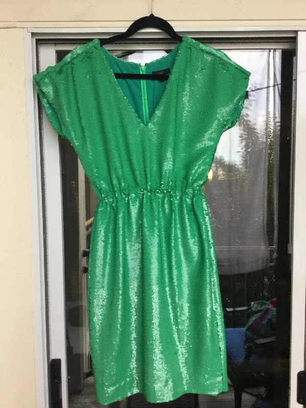 J. Crew Collection emerald sequin dress 97352