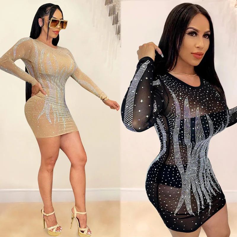 Sequin Sheer Bodycon eBay Bestselling Dress