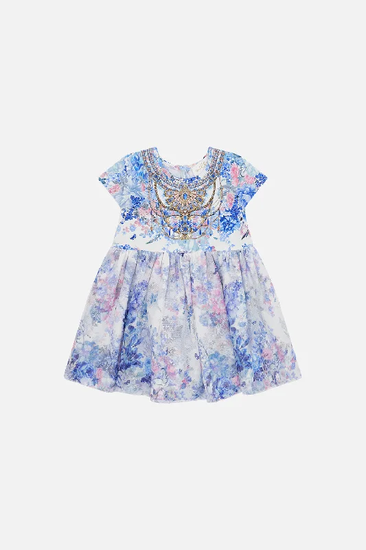 BABIES JERSEY TULLE DRESS TUSCAN MOONDANCE