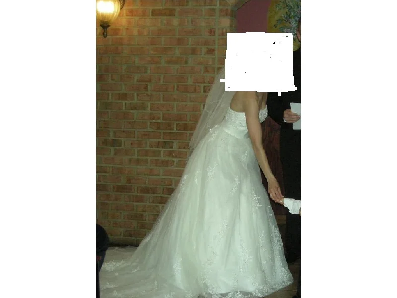 David's Bridal STRPLS TULLE